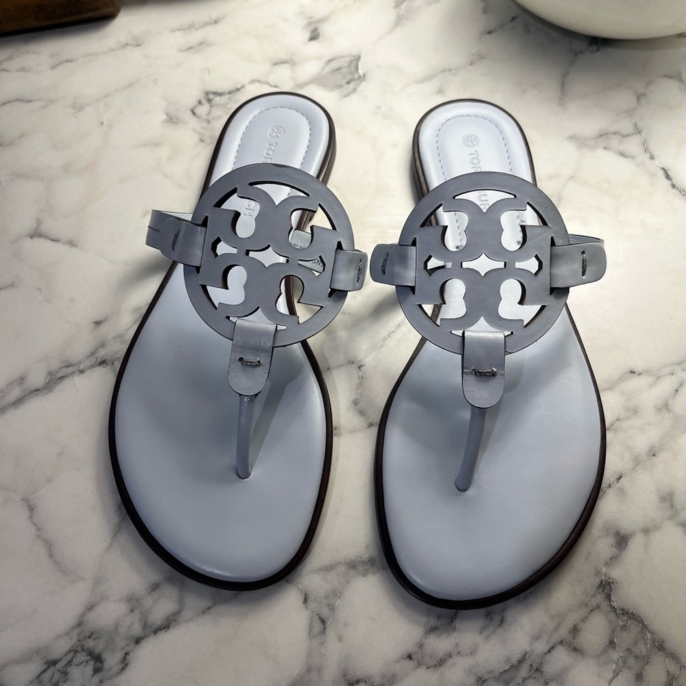 Tory Burch Spring Blue Miller Sandals